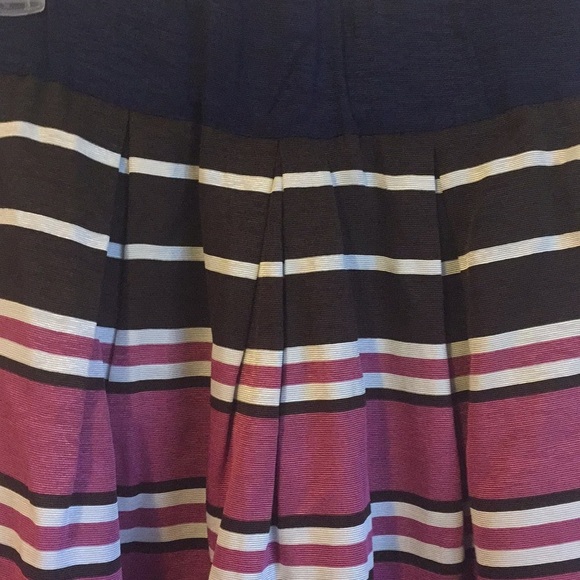 Anthropologie Maeve Striped Layered Skirt Size 2 - Picture 4 of 6